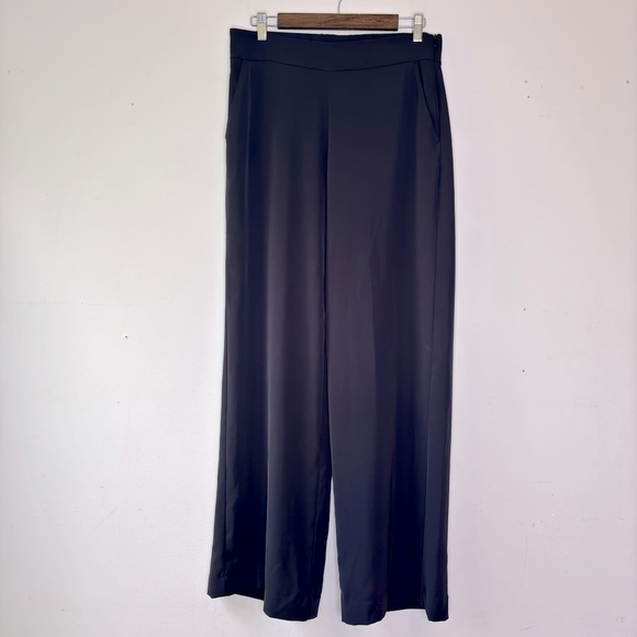 Summersalt Black Perfect Wide Leg Side Zip High Rise Pant Size S - Picture 8 of 12